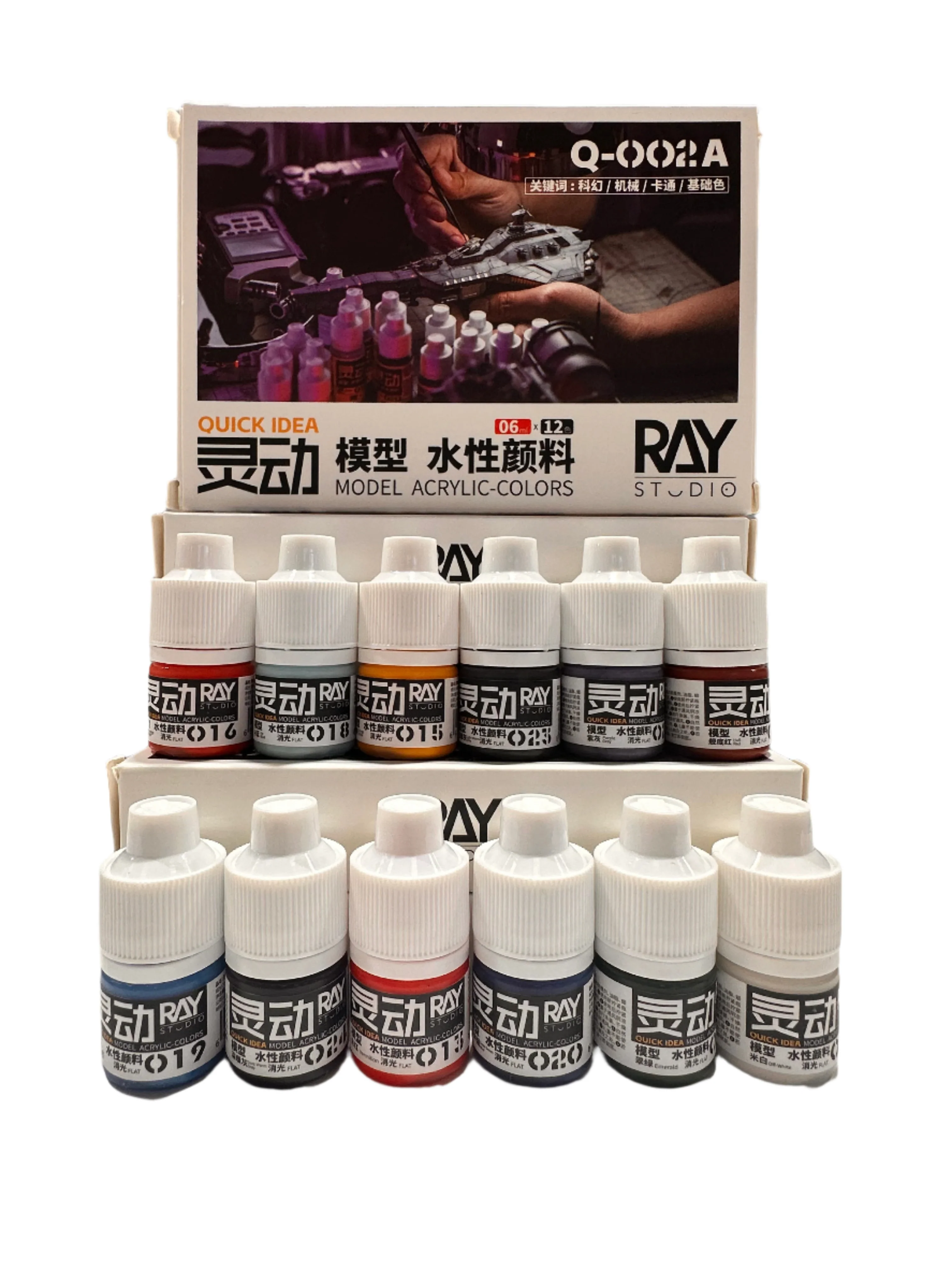 Ray Studio Water Based Acrylic-Colors Model Paint - Image 6