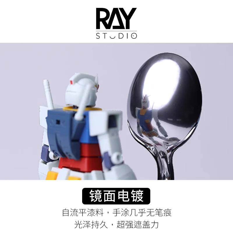 Ray Studio RMEX-01M/01F Electroplated Silver Marker - Image 3