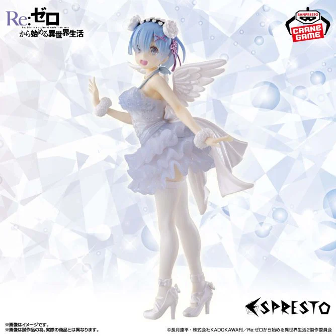 Re:Zero Starting Life in Another World - Banpresto - Espresto Cranenking Figure Rem Clear & Dressy Special colour - Image 3