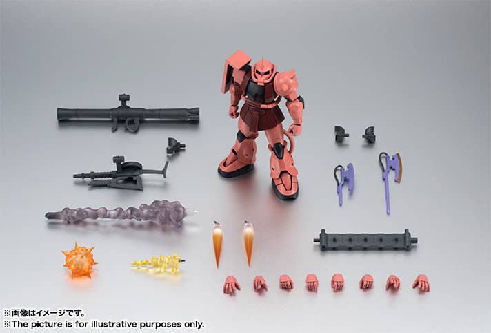 TAMASHII - ROBOT Damashii (SIDE MS) MS-06S Char's Zaku ver. A.N.I.M.E. - Image 9