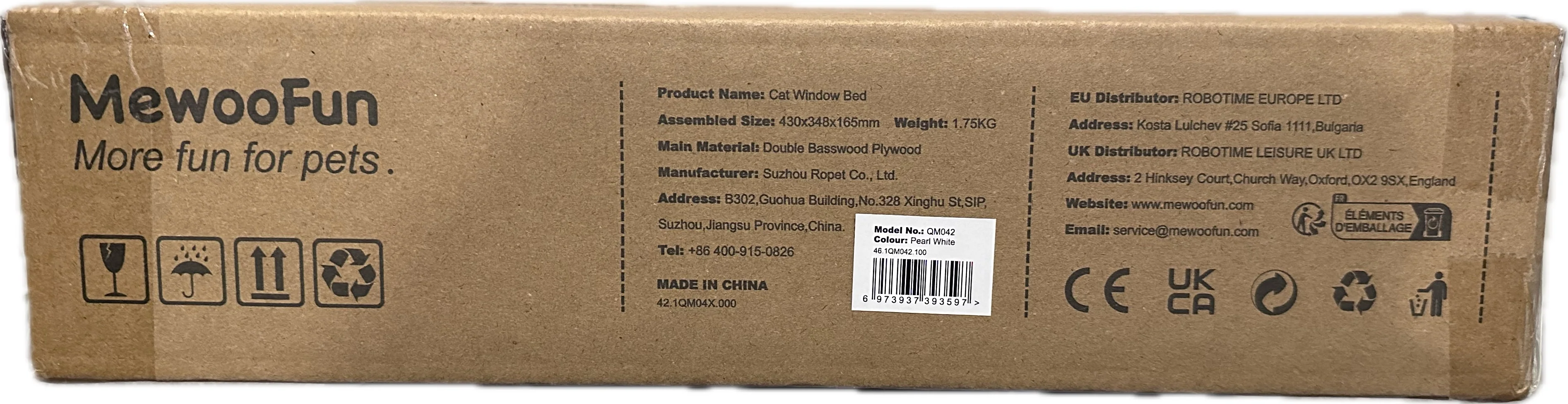 Robotime - Mewoofun Cat Window Perch Hammock Sunny Seat Bed - Image 3