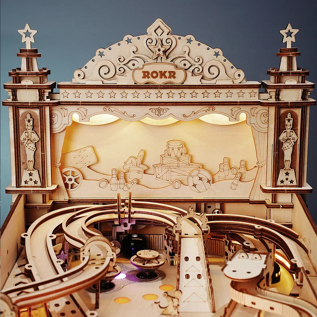 ROKR 3D Pinball Machine 3D Wooden Puzzle EG01 - Image 4