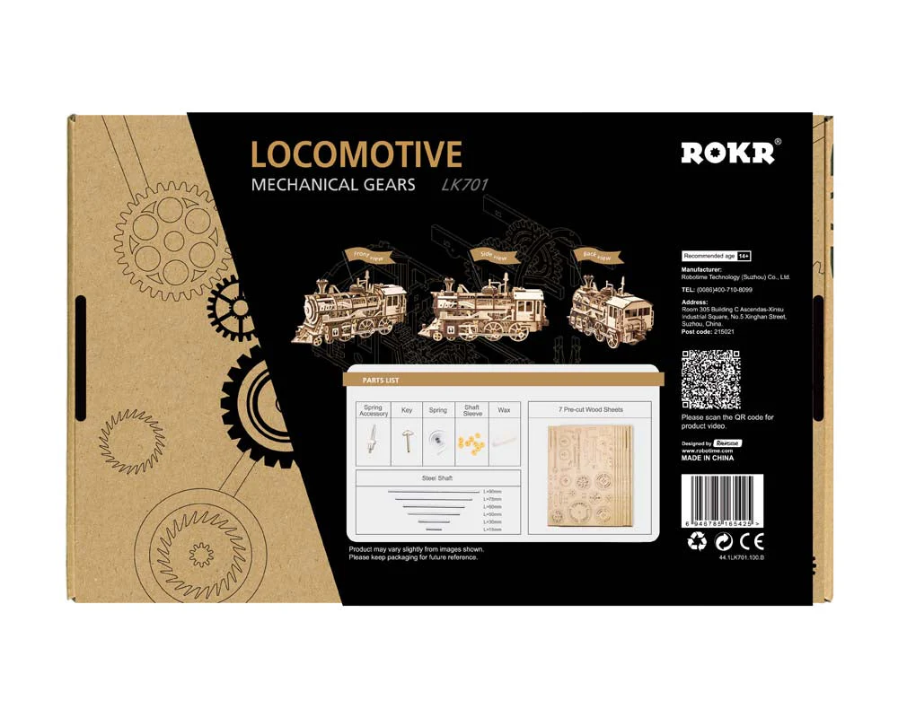 ROKR Air Vehicle Mechanical Airship Plane Model LK702 - Image 3