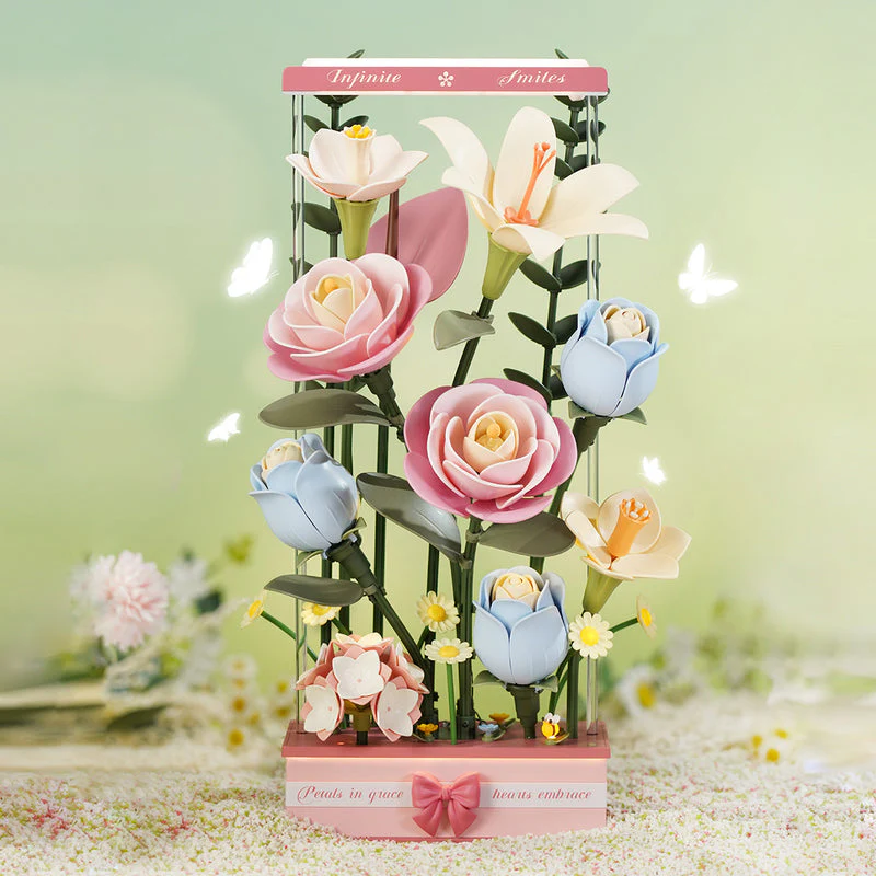ROKR - Blooming Bouquet Box DIY 3D Puzzle AF01D - Image 2
