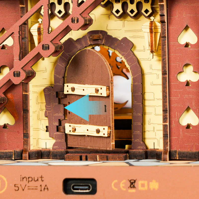 ROKR Cuckoo Clock Mechanical 3D Wooden Puzzle LC901C - Image 5
