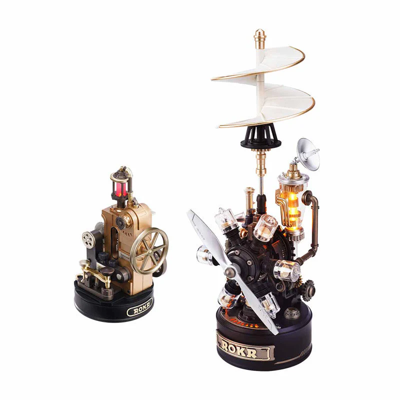 ROKR Da Vinci Helicopter Mechanical 3D Puzzle CGL01 - Image 10