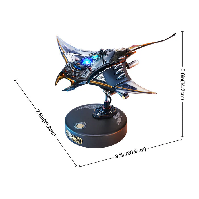 ROKR Manta Ray Mechanical 3D Puzzle Kit MI06 - Image 9