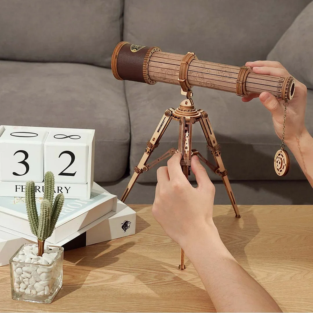 ROKR Monocular Telescope 3D Wooden Puzzle ST004 - Image 2