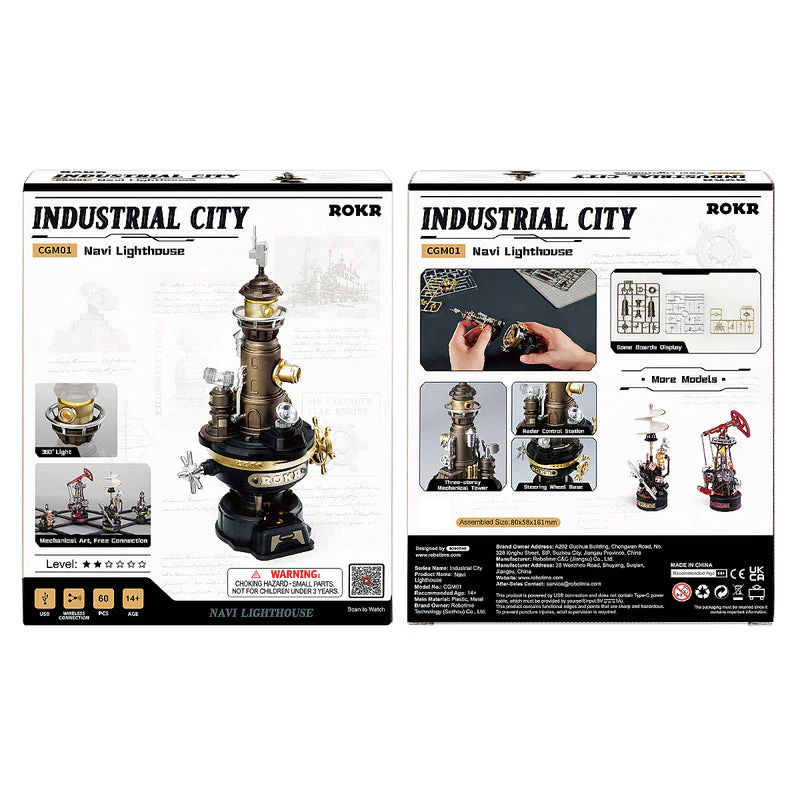 ROKR Navi Lighthouse Mechanical 3D Puzzle CGM01 - Image 11