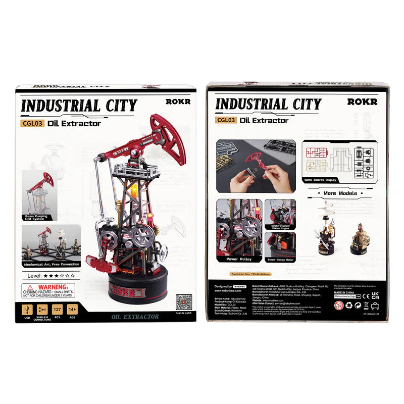 ROKR Oil Extractor Mechanical 3D Puzzle CGL03 - Image 10
