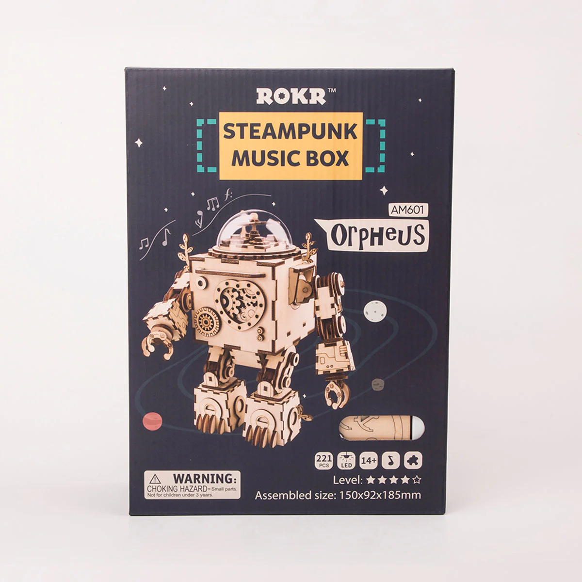 ROKR Orpheus DIY Music Box 3D Wooden Puzzle AM601 - Image 6
