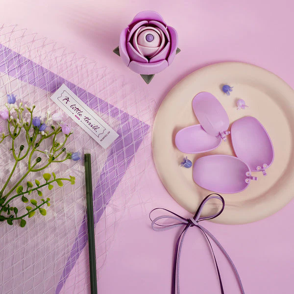 ROKR - Purple Rose DIY Bouquet 3D Puzzle AF021 - Image 4