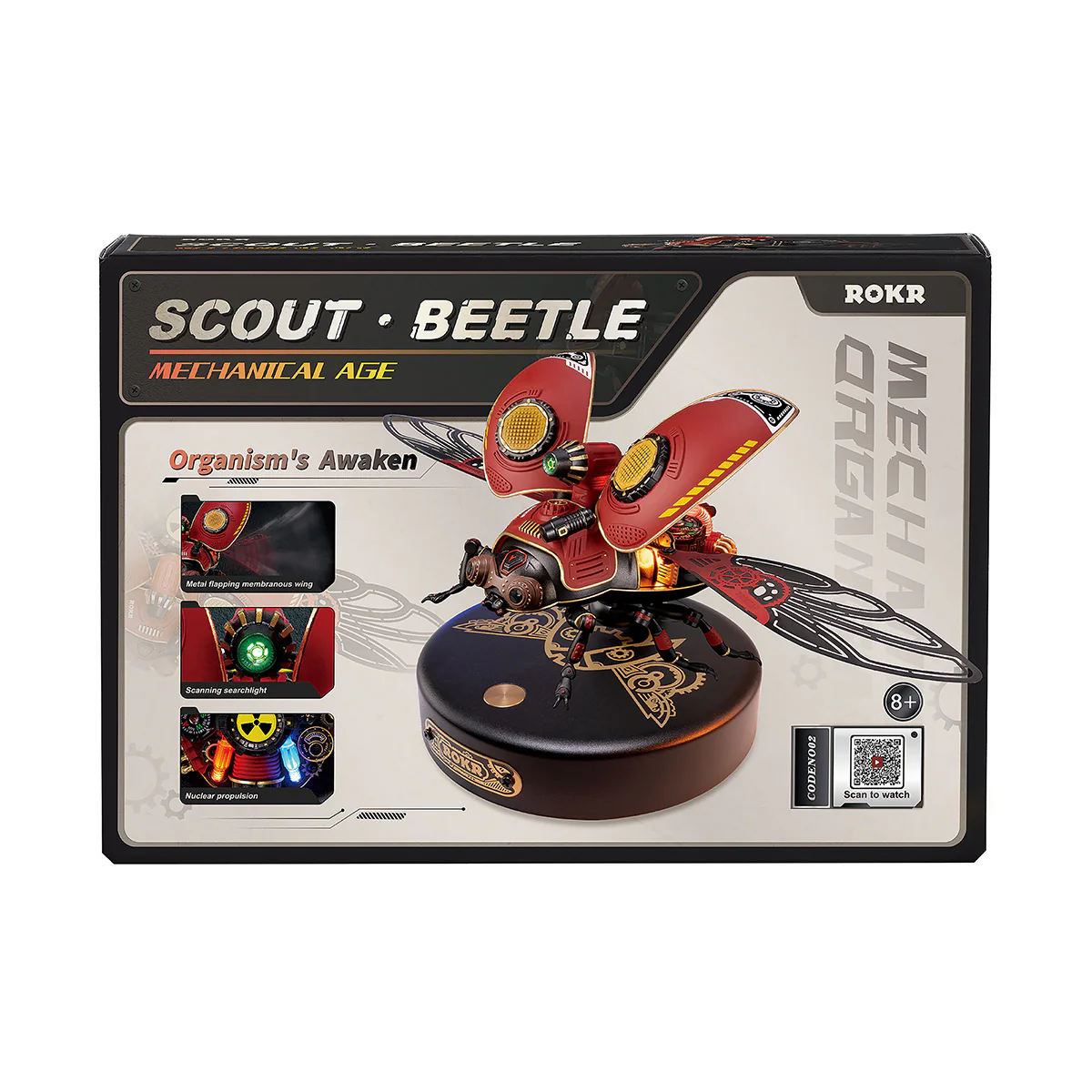 ROKR Scout Beetle Model DIY 3D Puzzle MI02 - Image 7