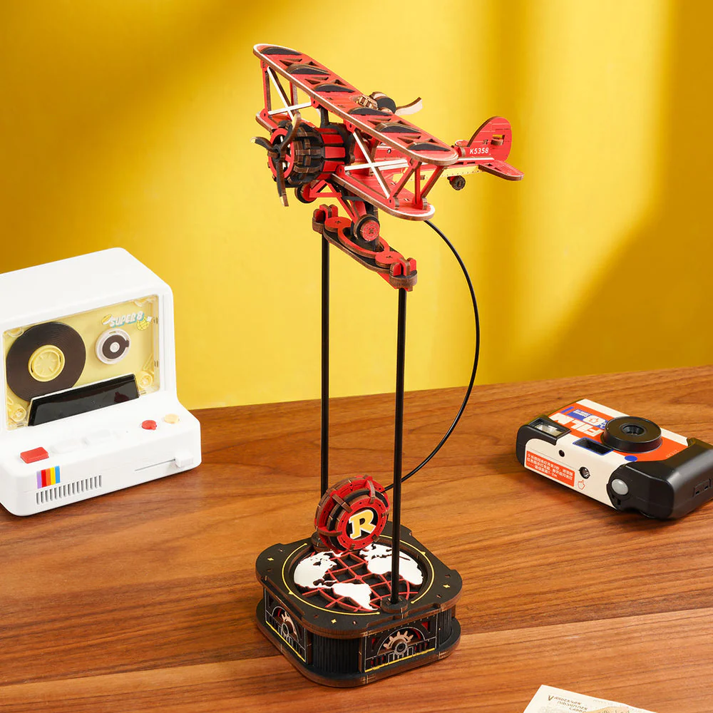 ROKR Sky Captain DIY Pendulum Toy 3D Puzzle MCD01 - Image 2