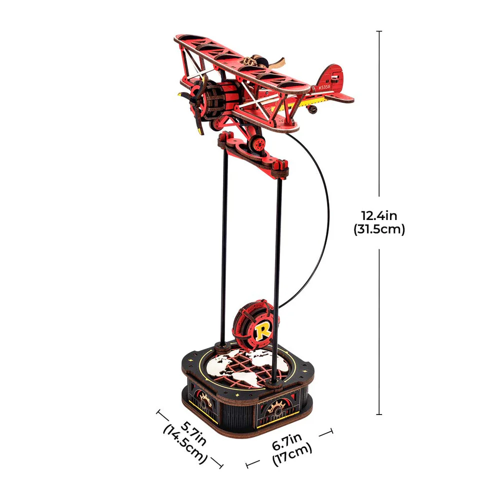 ROKR Sky Captain DIY Pendulum Toy 3D Puzzle MCD01 - Image 5