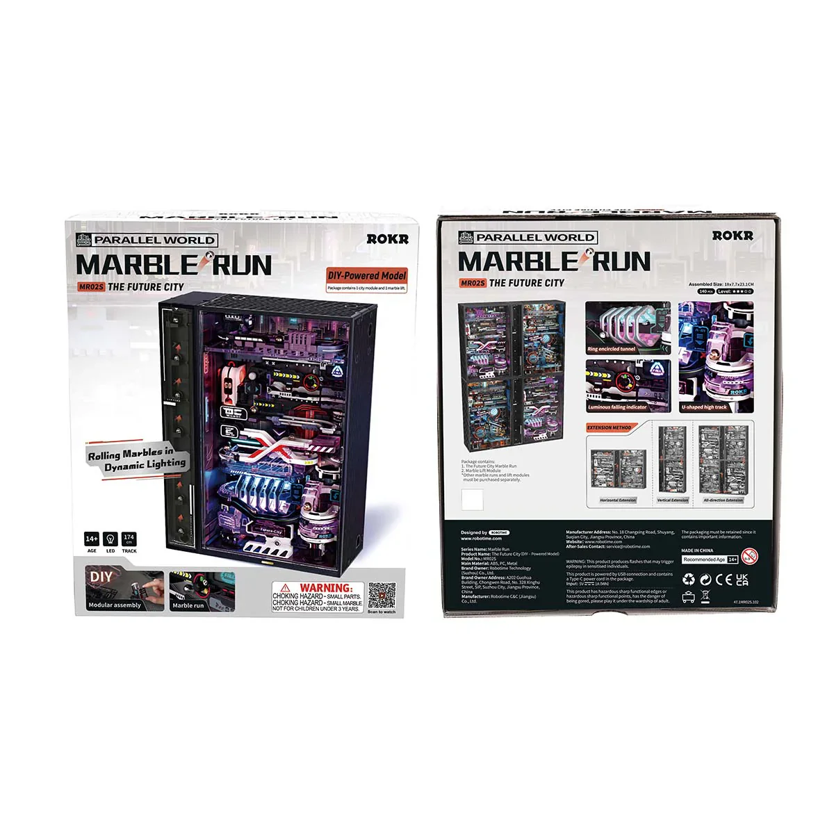 ROKR The Future City Marble Run Mechanical 3D Puzzle MR02(S) - Image 11