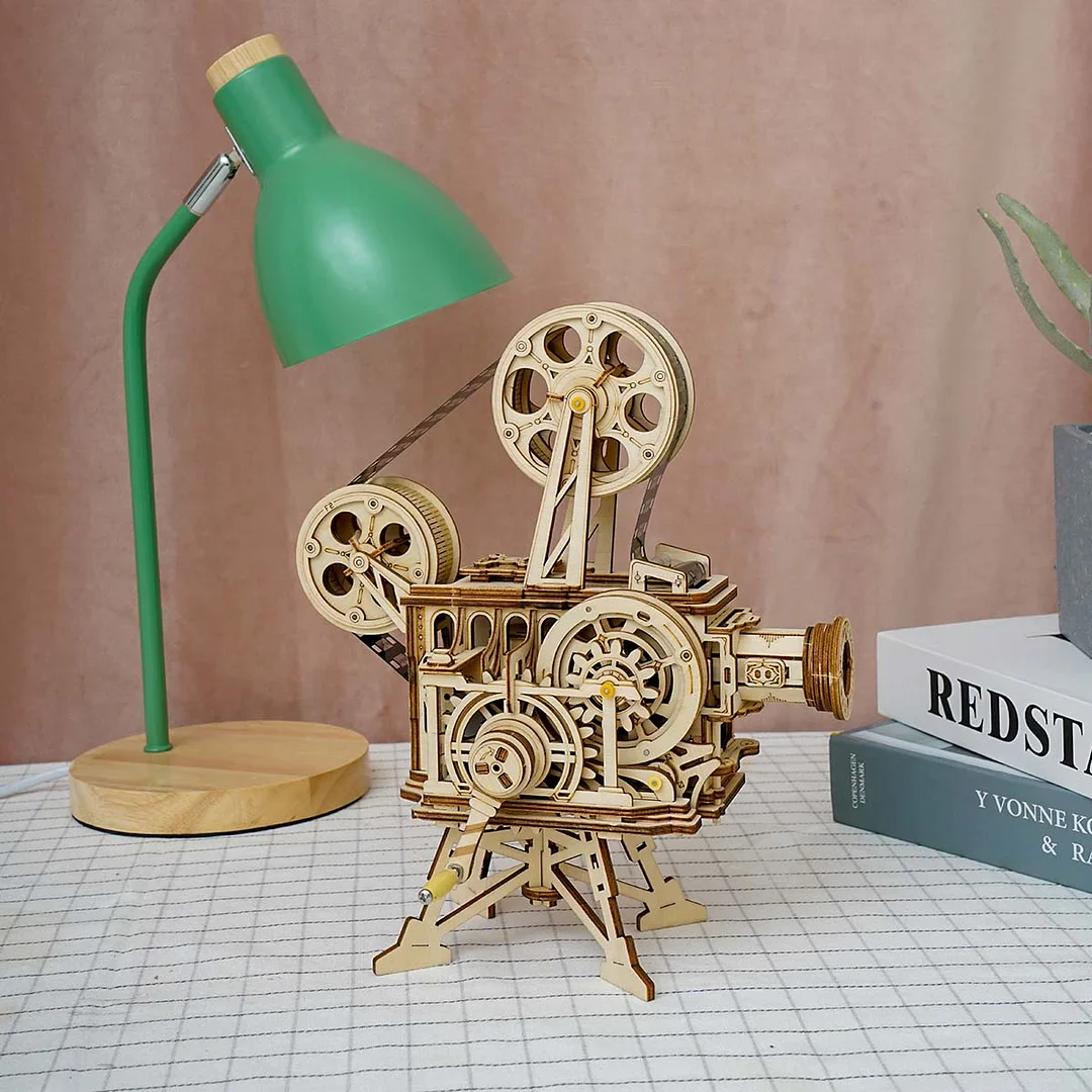 ROKR Vitascope Movie Projector 3D Wooden Puzzle LK601 - Image 2
