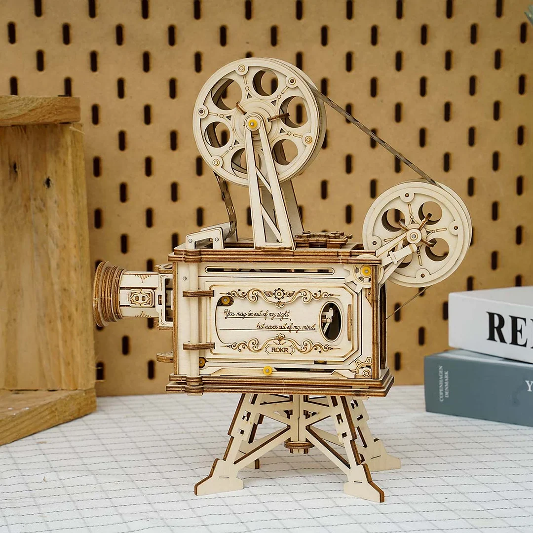 ROKR Vitascope Movie Projector 3D Wooden Puzzle LK601 - Image 7