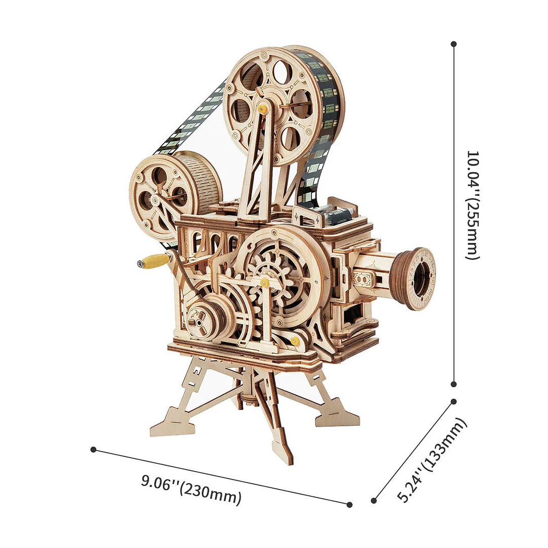 ROKR Vitascope Movie Projector 3D Wooden Puzzle LK601 - Image 8