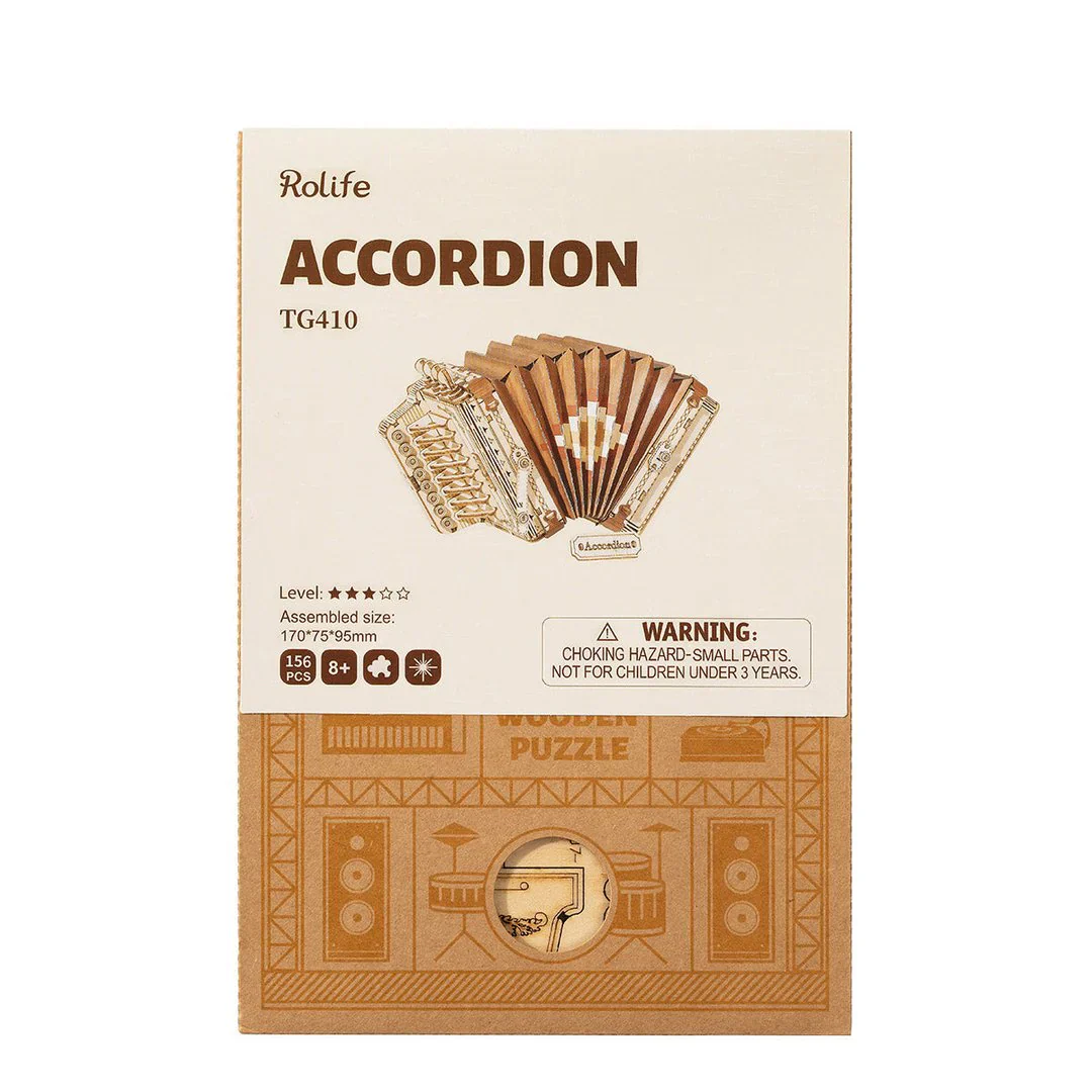 Rolife 3D Wooden Puzzle Accordion TG410 - Image 5