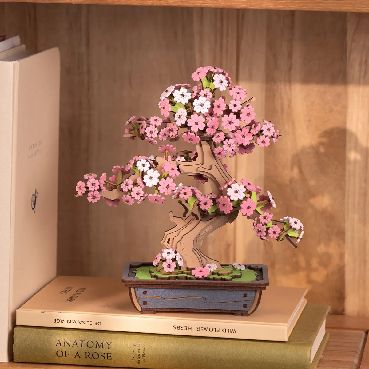 Rolife Sakura Bonsai DIY Wooden 3D Puzzle TG415 - Image 4