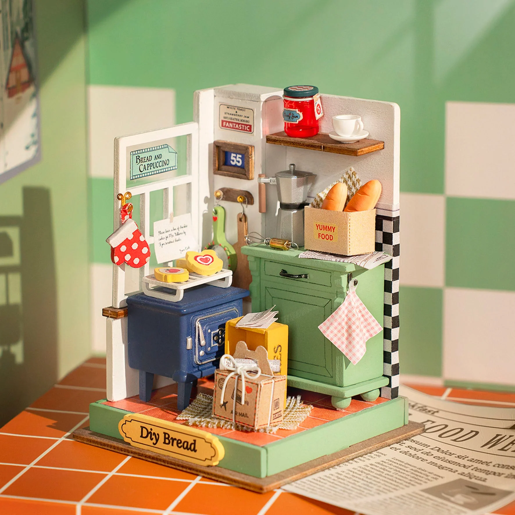 Rolife Afternoon Baking Time DIY Miniature House DS029 - Image 2
