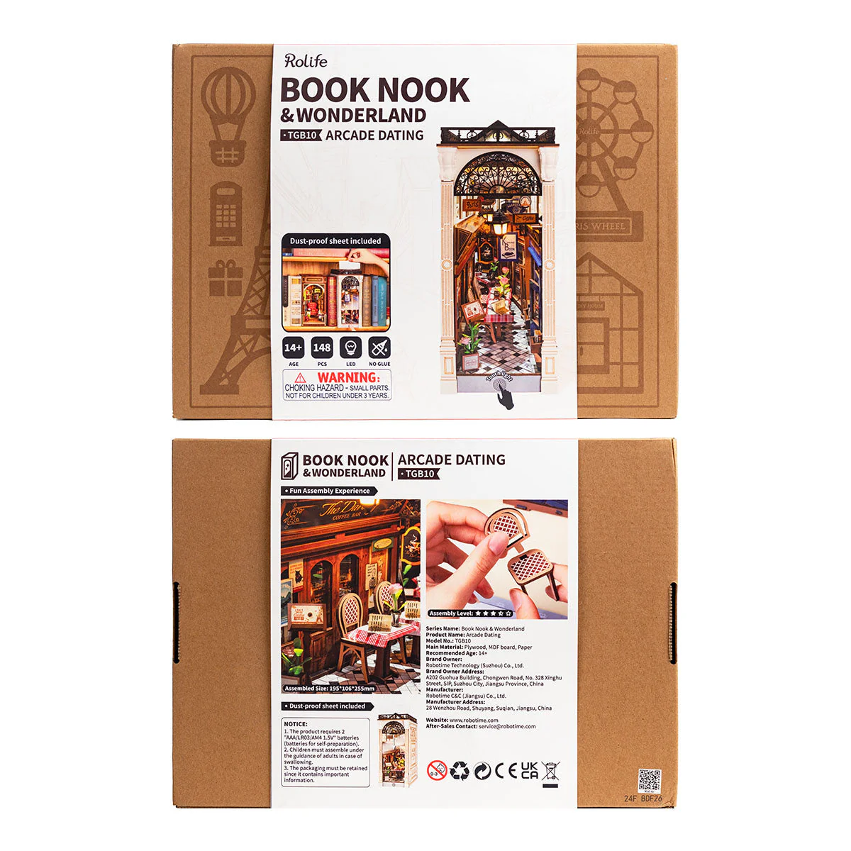 Rolife Arcade Dating DIY Book Nook Shelf Insert Kit TGB10 - Image 6