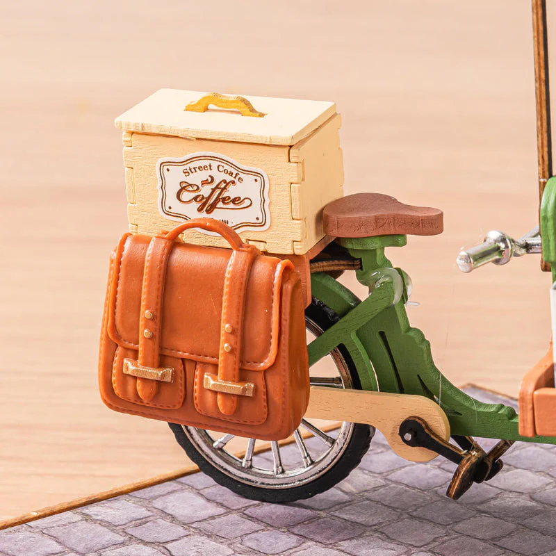 Rolife Aromatic Coffee Cart DIY Miniature House DG182 [PRE-ORDER] - Image 7