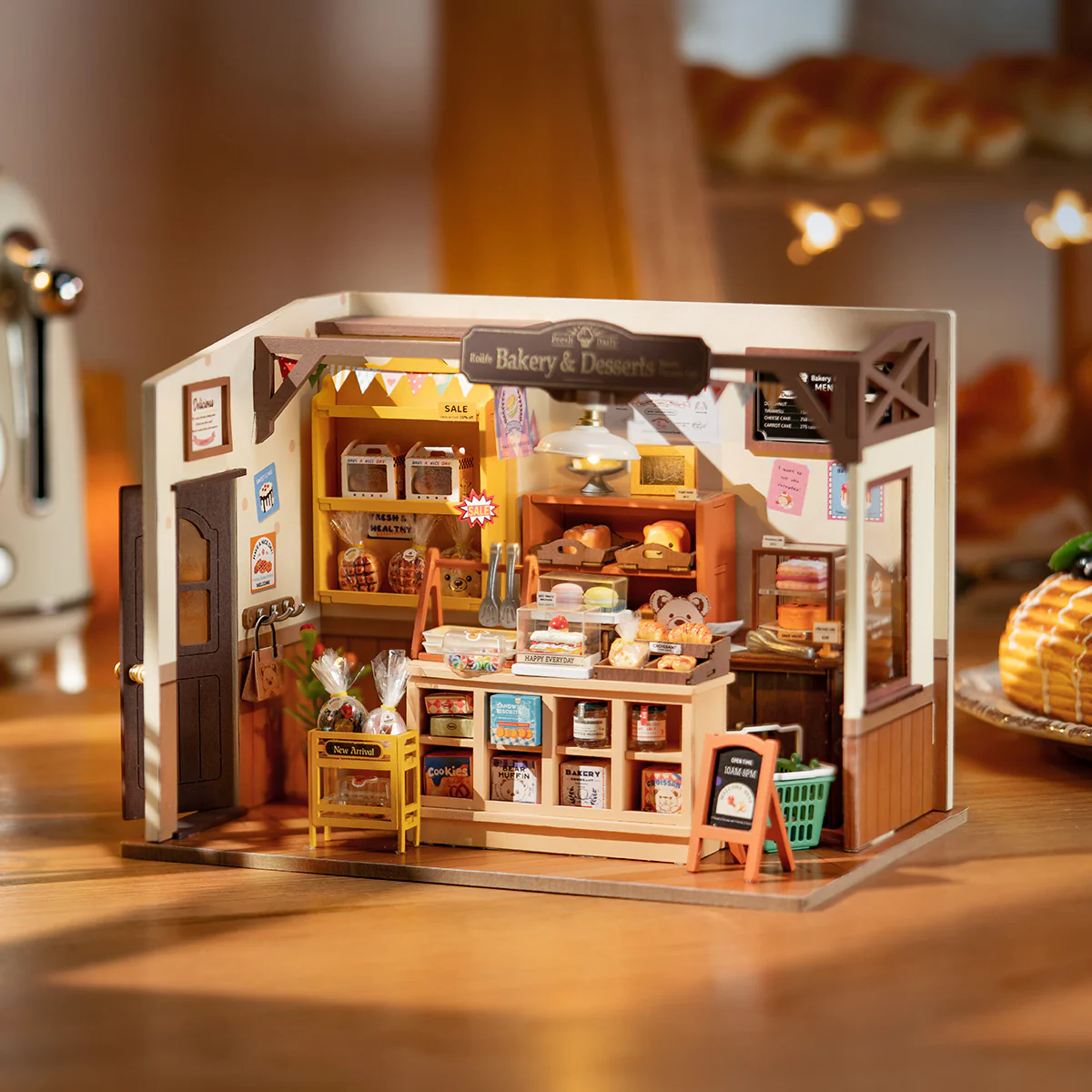 Rolife Becka's Baking House DIY Miniature House Kit DG161 - Image 2