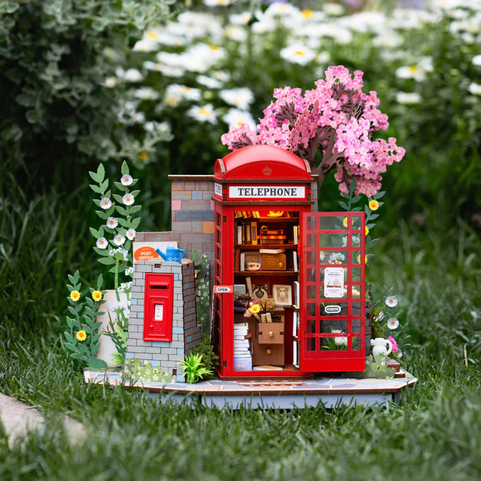 Rolife Blossom Book Booth 3D Wooden Puzzle TGS05 [PRE-ORDER] - Image 2