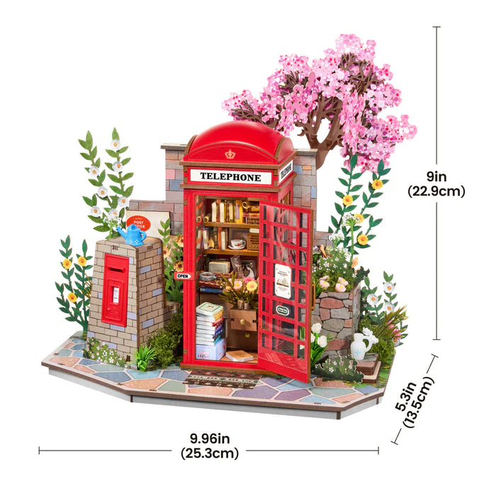 Rolife Blossom Book Booth 3D Wooden Puzzle TGS05 [PRE-ORDER] - Image 8