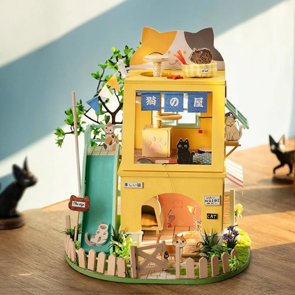 Rolife Cat House DIY Miniature House DG149 - Image 2