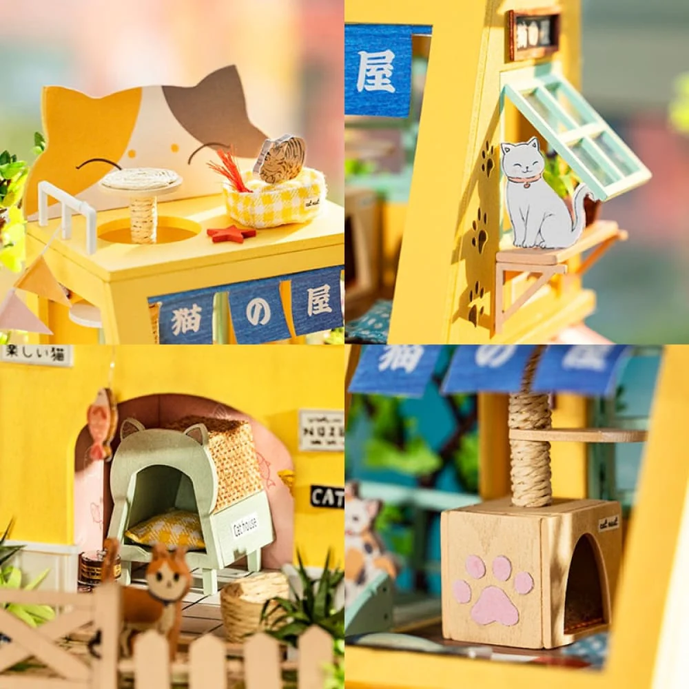 Rolife Cat House DIY Miniature House DG149 - Image 3