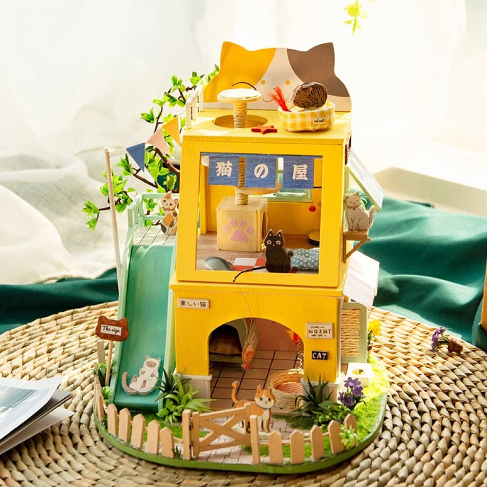 Rolife Cat House DIY Miniature House DG149 - Image 4