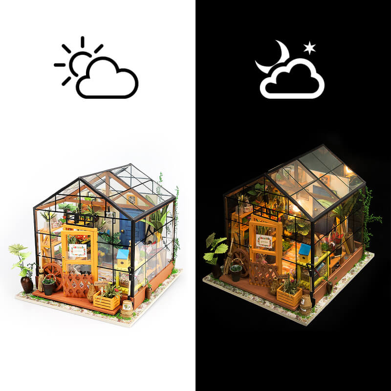 Rolife Cathy's Flower House DIY Miniature House DG104 - Image 3