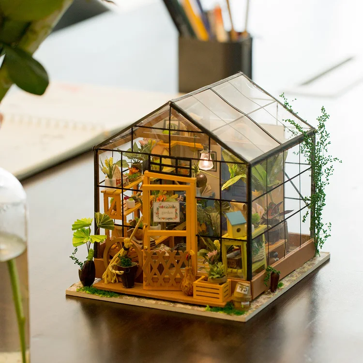 Rolife Cathy's Flower House DIY Miniature House DG104 - Image 4
