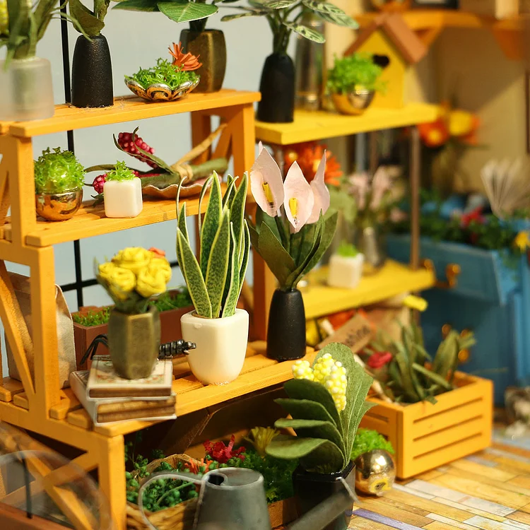Rolife Cathy's Flower House DIY Miniature House DG104 - Image 5