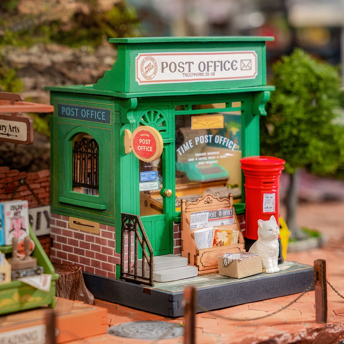 Rolife Century Post Office DIY Miniature House DS037 - Image 2