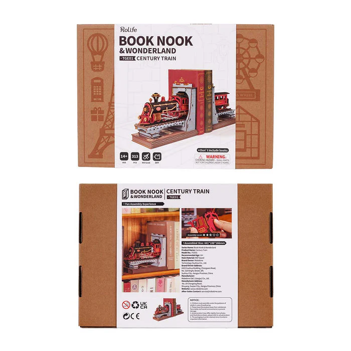 Rolife Century Train DIY Book Nook TGE01 - Image 6