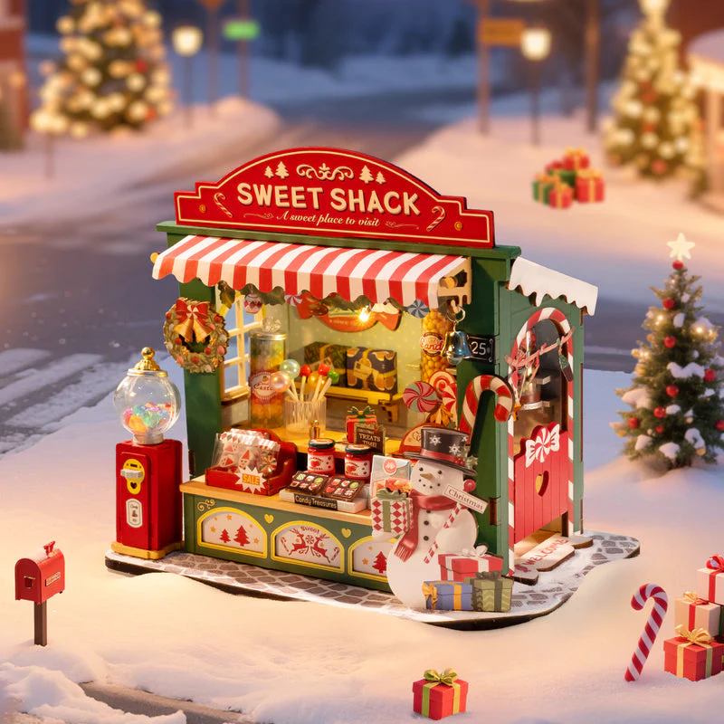 Rolife Christmas Candy Stand DIY Miniature House DS043 - Image 2