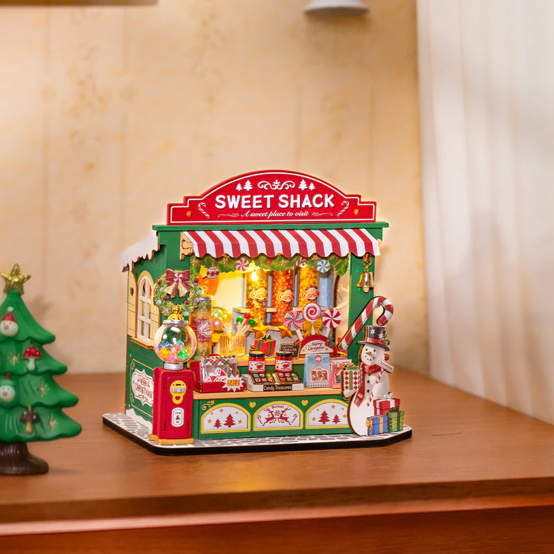 Rolife Christmas Candy Stand DIY Miniature House DS043 - Image 5