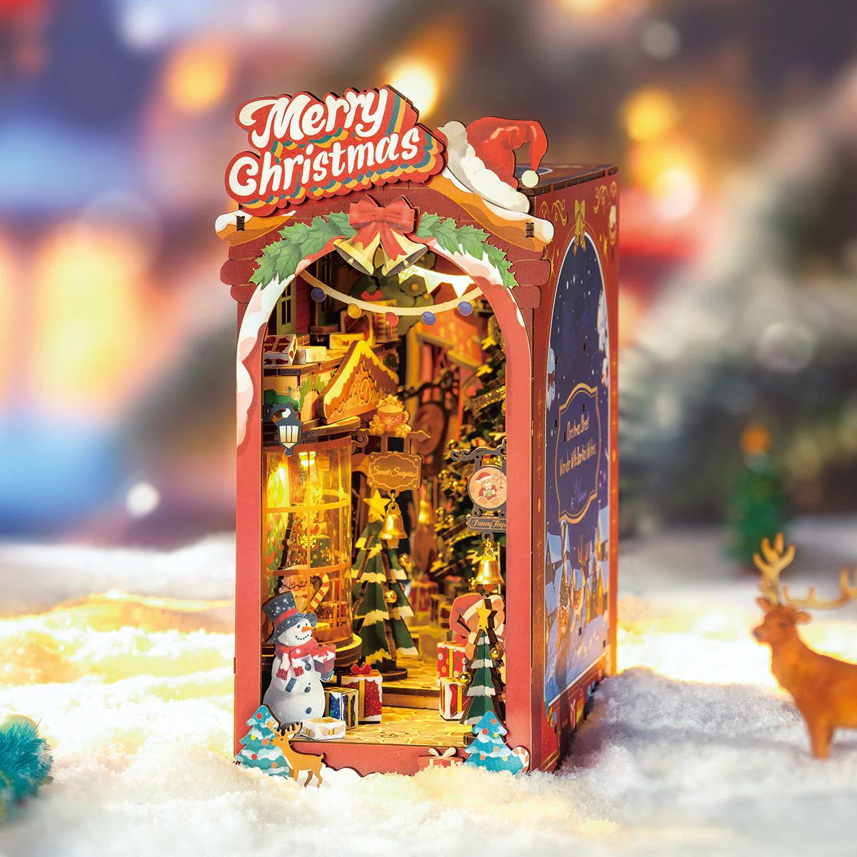 Rolife Christmas Street DIY Book Nook TGC06 - Image 2