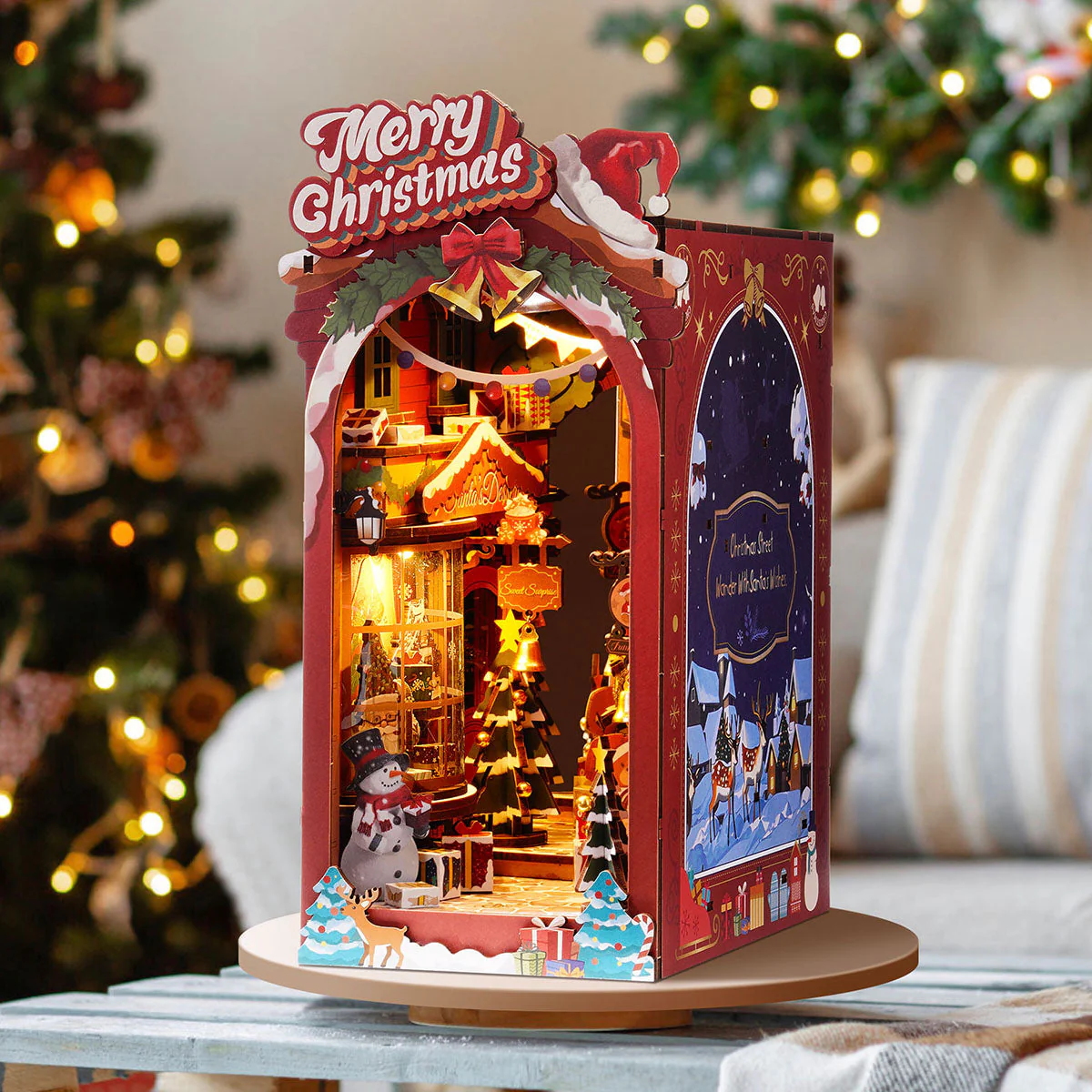 Rolife Christmas Street DIY Book Nook TGC06 - Image 5