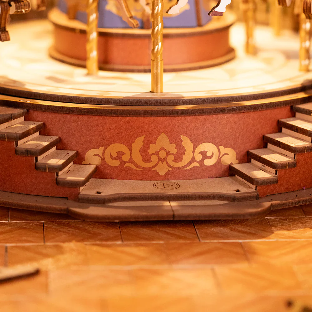 Rolife Classic Carousel 3D Wooden Puzzle - AMC01 - Image 4