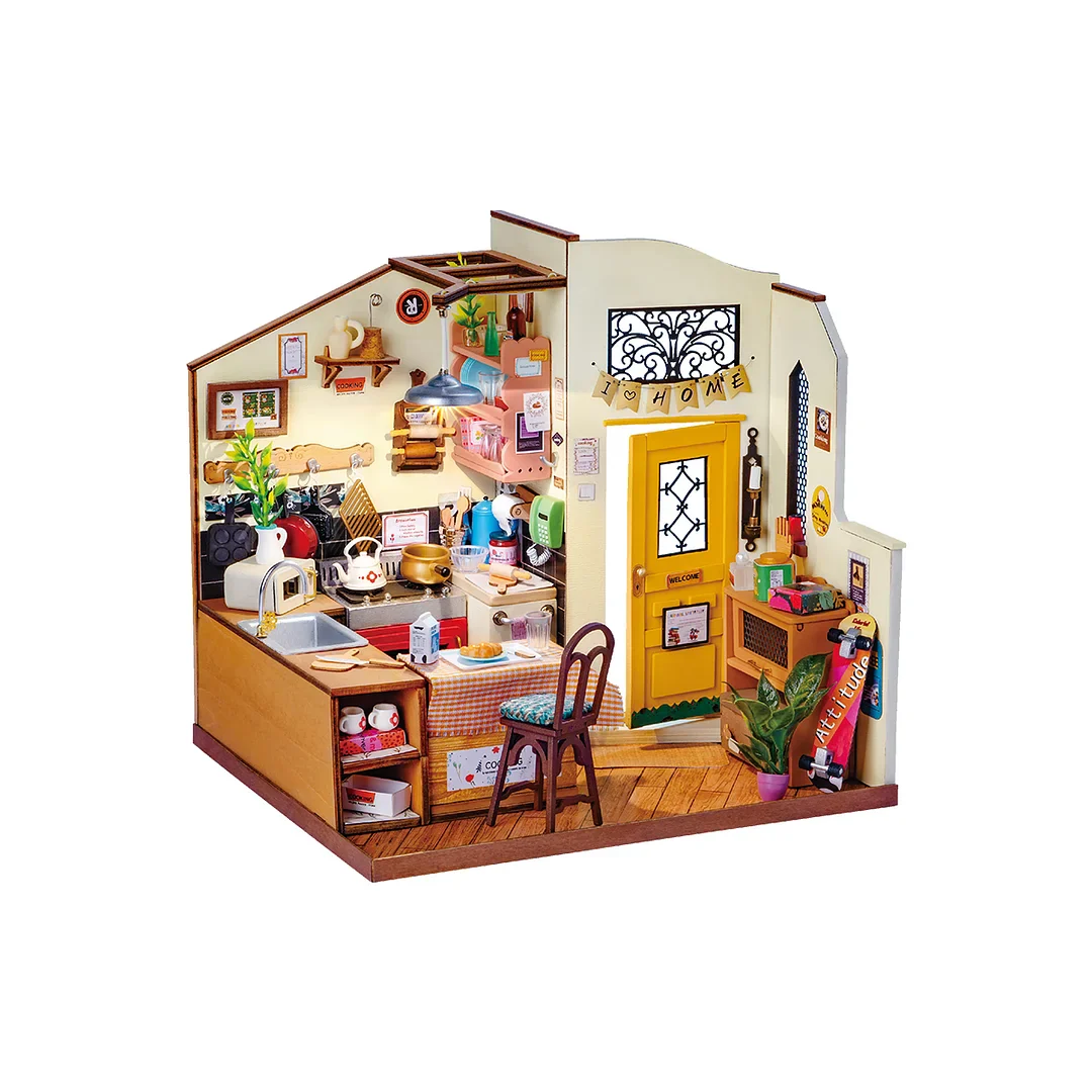 Rolife Cozy Kitchen DIY Miniature House DG159