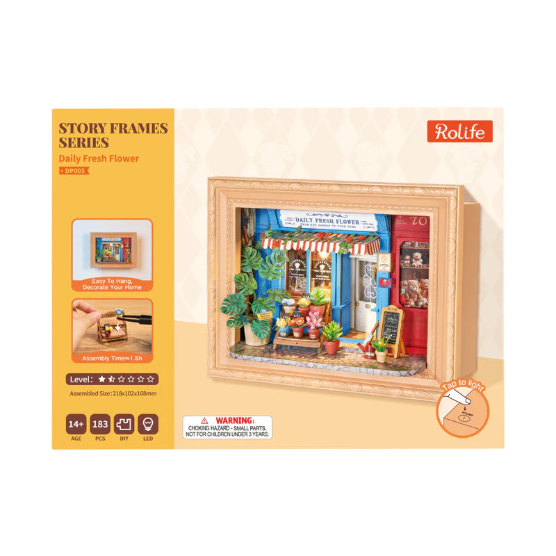 Rolife Daily Fresh Flower 3D Wooden Puzzle DP003 - Image 6