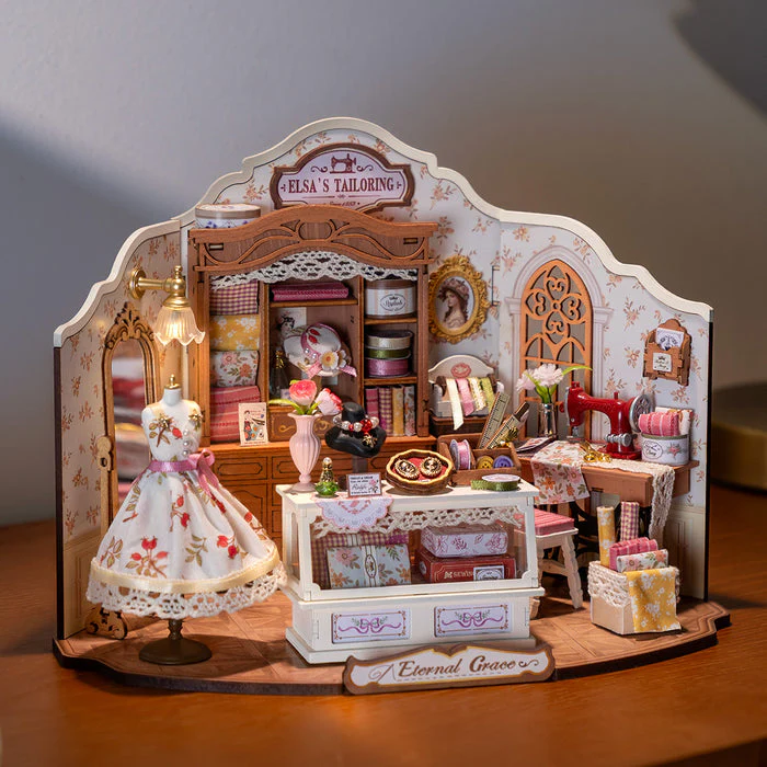 Rolife Elsa's Tailoring DIY Miniature House DG178 - Image 3