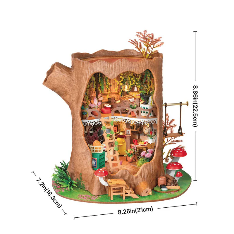 Rolife Fairytale Tree House DIY Miniature House DG179 - Image 6