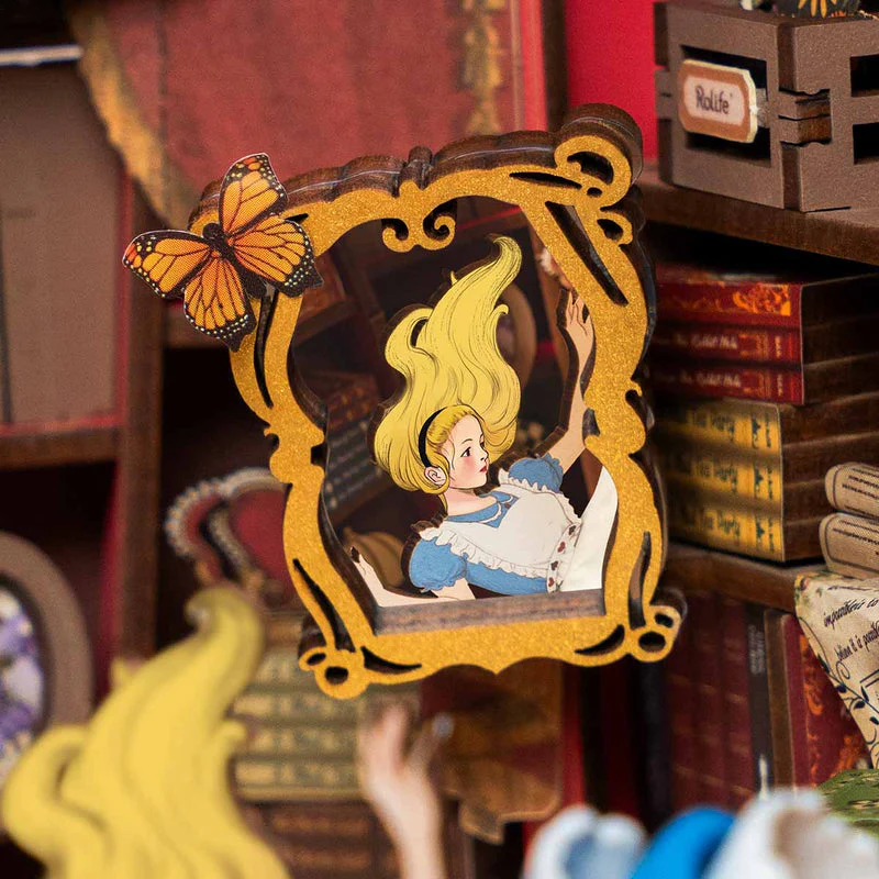 Rolife Fall into Wonder DIY Book Nook Shelf Insert TGB12 - Image 6