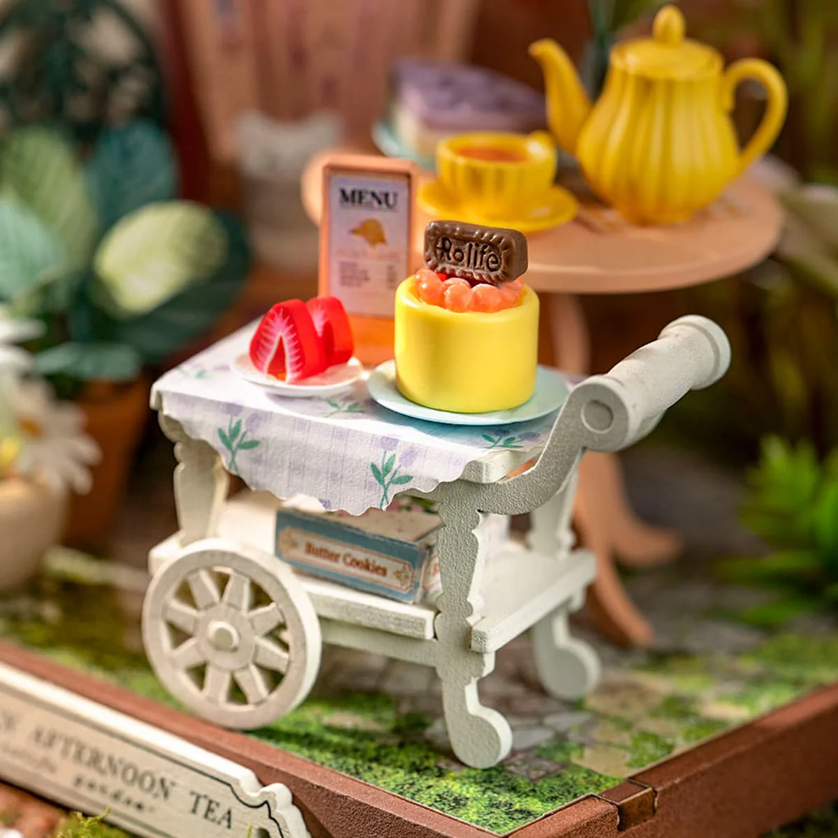 Rolife Fancy Tea Yard DIY Miniature House DS038 - Image 5